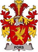 Coat of arms used by the Danish family Pors