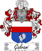 Araldica Italiana Coat of arms used by the Italian family Galvani