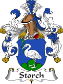 German Wappen Coat of Arms for Storch