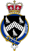 Families of Britain Coat of Arms Badge for: Jarvis (England)