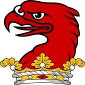 Family crest from Ireland for Westropp (Limerick and Clare)
