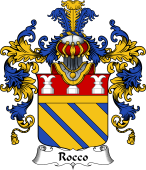 Italian Family Coat of Arms (v.25b) Rocco