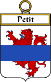 French Coat of Arms Badge for Petit