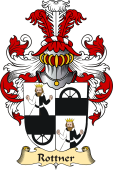 v.23 Coat of Family Arms from Germany for Rottner