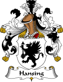 German Wappen Coat of Arms for Hansing