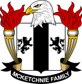 Coat of arms used by the McKetchnie family in the United States of America