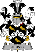 Irish Coat of Arms for Jervis or Jarvis