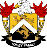 Coat of arms used by the Tobey family in the United States of America