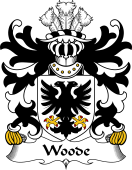 Welsh Coat of Arms for Woode (de la, of Flint)