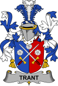 Irish Coat of Arms for Trant or Trent