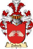 v.23 Coat of Family Arms from Germany for Zubeck