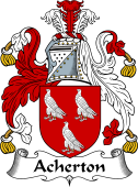 English Coat of Arms for the family Acherton