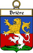 French Coat of Arms Badge for Brière
