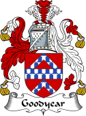 English Coat of Arms for the family Goodyear