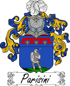 Araldica Italiana Coat of arms used by the Italian family Parisini
