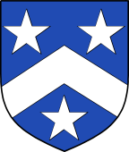 English Family Shield for Hilliard or Hillier