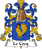 Coat of Arms from France for Cocq (le)
