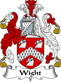 English Coat of Arms for the family Wight