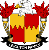 American Coat of Arms for Leighton