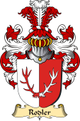 v.23 Coat of Family Arms from Germany for Rodler