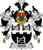 Irish Family Coat of Arms (v.25b) Yeates