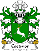 Welsh Coat of Arms for Coetmor (of Llanllechid, Caernarfonshire)
