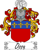 Araldica Italiana Coat of arms used by the Italian family Ossa