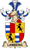 Republic of Austria Coat of Arms for Lamberg (d'Orteneck)