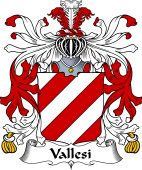 Italian Coat of Arms for Vallesi