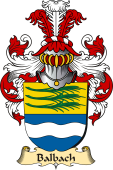 v.23 Coat of Family Arms from Germany for Balbach