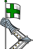 AIA Gauntleted-Banner (Cross)