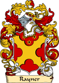 English or Welsh Family Coat of Arms (v.23) for Rayner (Ref Berry)