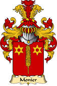 French Family Coat of Arms (v.23) for Monier
