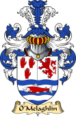 Irish Family Coat of Arms (v.23) for O'Melaghlin or MacLoughlin