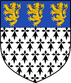English Family Shield for Aucher