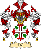 Irish Family Coat of Arms (v.25) Toler or Toller