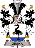 Coat of arms used by the Danish family Zeska