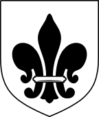 English Family Shield for Fishborn or Fishburn