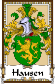 German Coat of Arms Wappen Bookplate  for Hausen