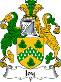 English Coat of Arms for the family Joy