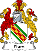 English Coat of Arms for Plum