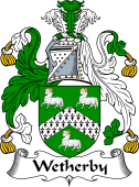 English Coat of Arms for the family Wetherby