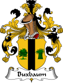 German Wappen Coat of Arms for Buxbaum
