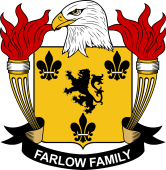 Coat of arms used by the Farlow family in the United States of America