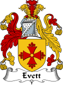 English Coat of Arms for the family Evett