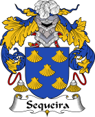 Portuguese Coat of Arms for Sequeira or Siqueira