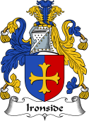 English Coat of Arms for the family Ironside