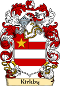 English or Welsh Family Coat of Arms (v.23) for Kirkby