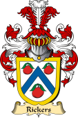 v.23 Coat of Family Arms from Germany for Rickers