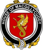Irish Coat of Arms Badge for the MACGILLYCUDDY family